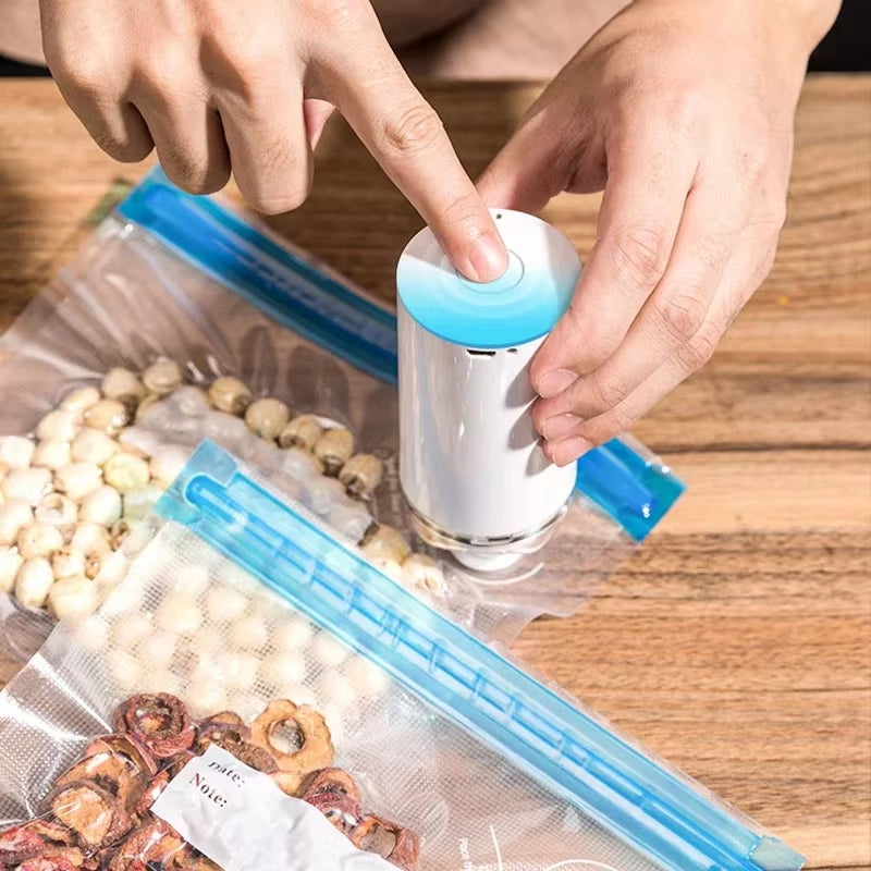Vacuum Seal Food Storage Bags Set with Electric Pump