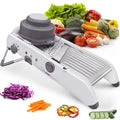 18-in-1 Adjustable Mandoline Slicer — Professional Stainless Steel