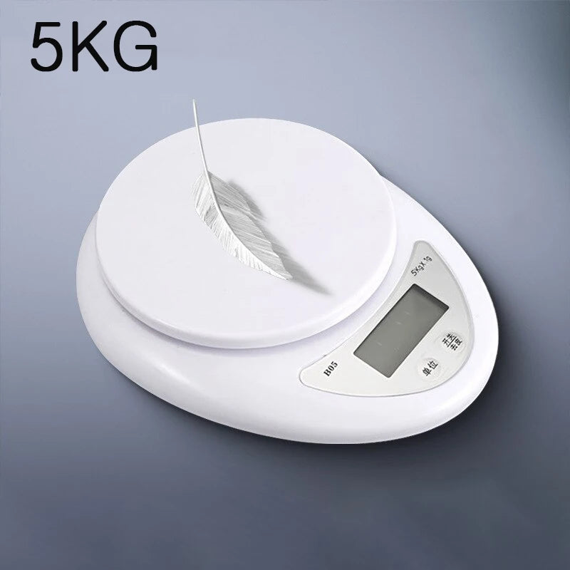 Digital Kitchen Scale 5KG — Precise LCD Display